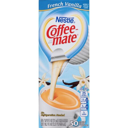 Nestle Variety Pack The Original/French Vanilla/Hazelnut Creamer .375oz, PK150 00050000461936U